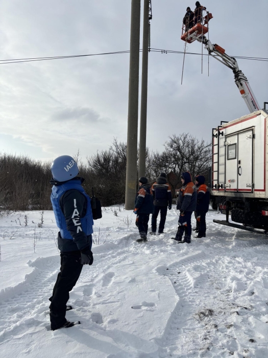Біля Запорізької АЕС розпочався ремонт резервної лінії електропередач, - МАГАТЕ