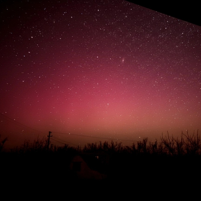 Північне сяйво сфотографували над Миколаєвом (фото)