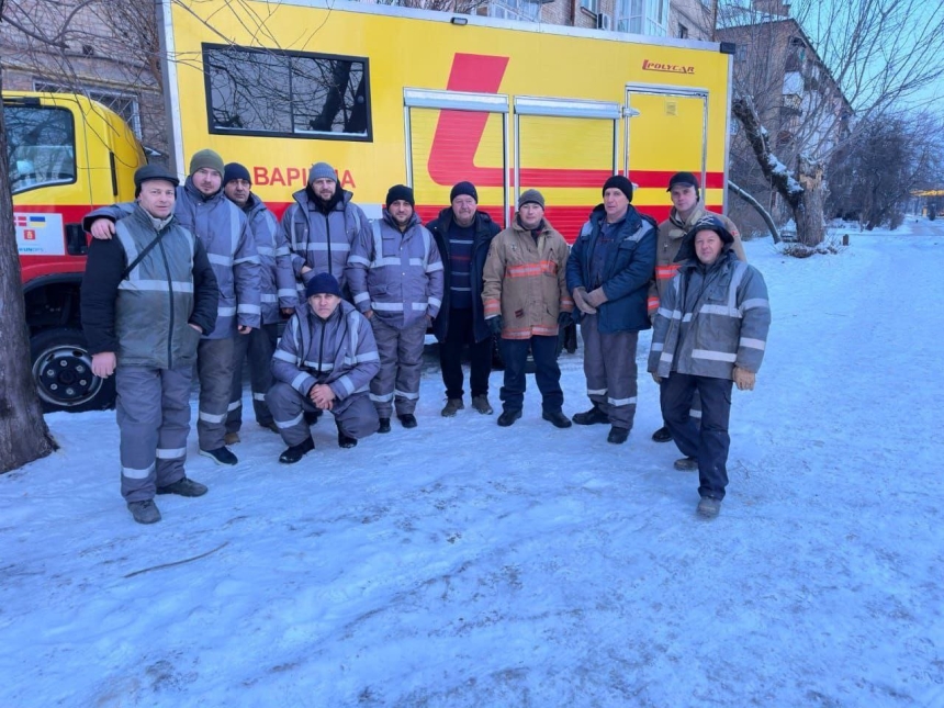 Две аварийные бригады «Николаевоблтеплоэнерго» отправились оказывать помощь Киеву