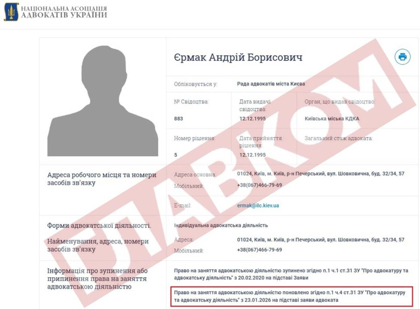 Чем занимается Андрей Ермак после отставки с поста главы ОП