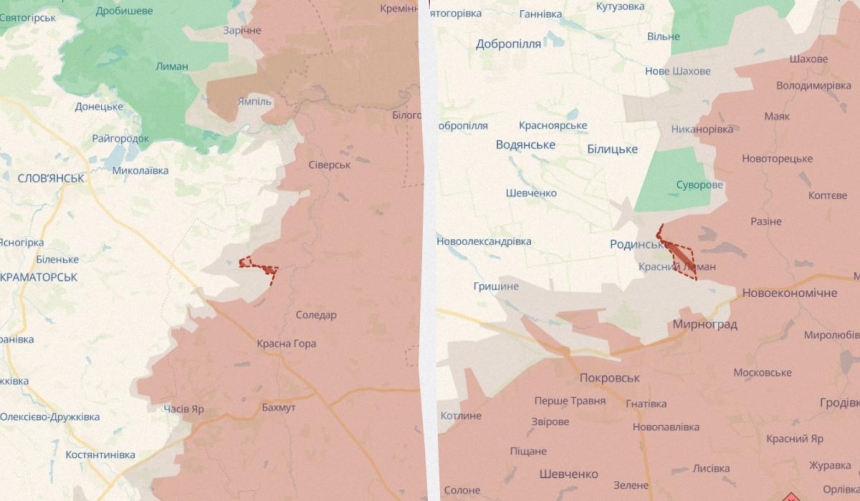 Росіяни просунулися поблизу трьох населених пунктів, - DeepState