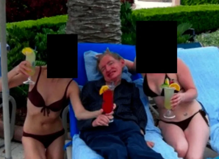 Фото Хокинга появилось среди опубликованных материалов дела Эпштейна