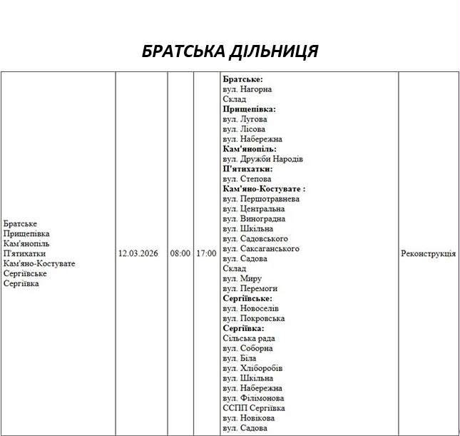 Завтра без света останется ряд адресов в Николаеве