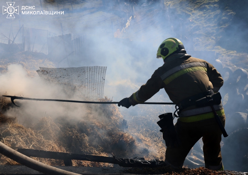 У Миколаївській області за добу сталося чотири пожежі