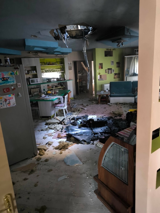 В Николаеве «шахед» с боевой частью в 100 кг пробил потолок дома (видео)