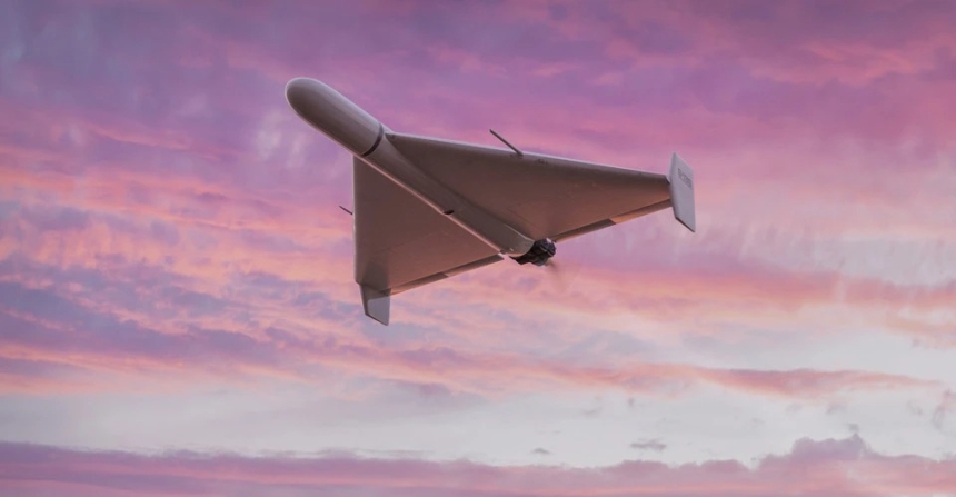 Над Николаевом ударный дрон, - Ким