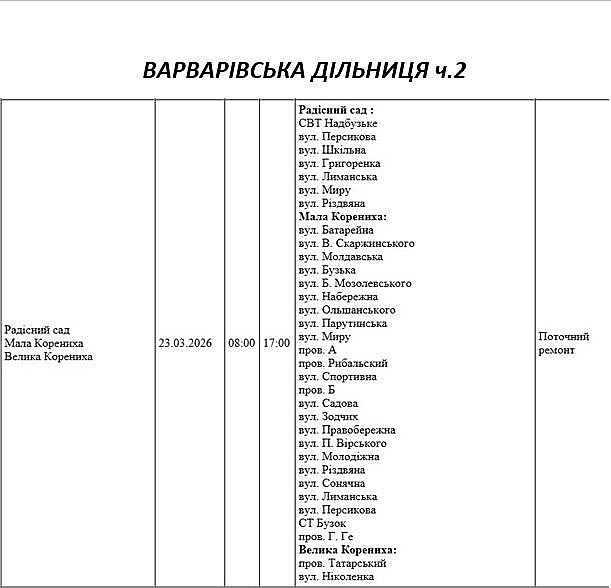 Масштабне відключення світла: півтори сотні вулиць Миколаєва буде знеструмлено