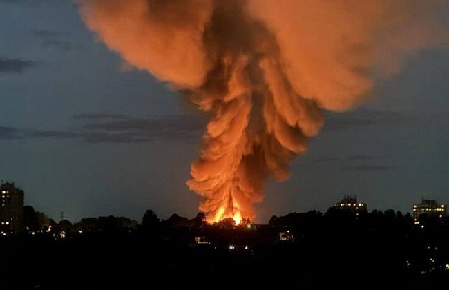 Николаевцы слышали взрыв