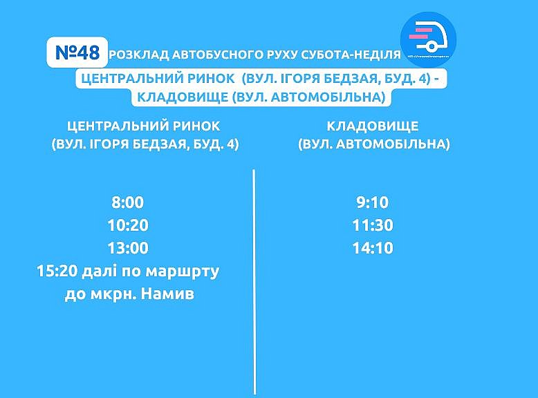 Поминальные дни в Николаеве: вводятся два новых маршрута (графики)