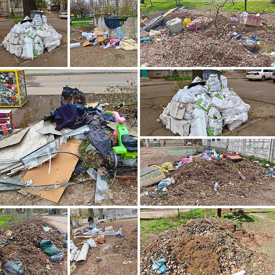 В Николаеве в Ингульском районе выявили 12 несанкционированных свалок