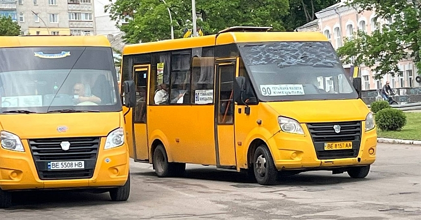 Про зміни у роботі громадського транспорту попереджають мешканців Первомайська