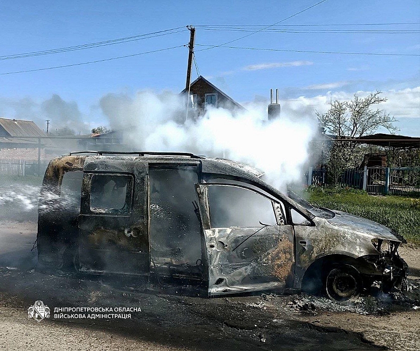 Российский дрон атаковал Днепропетровщину: есть погибший и раненые