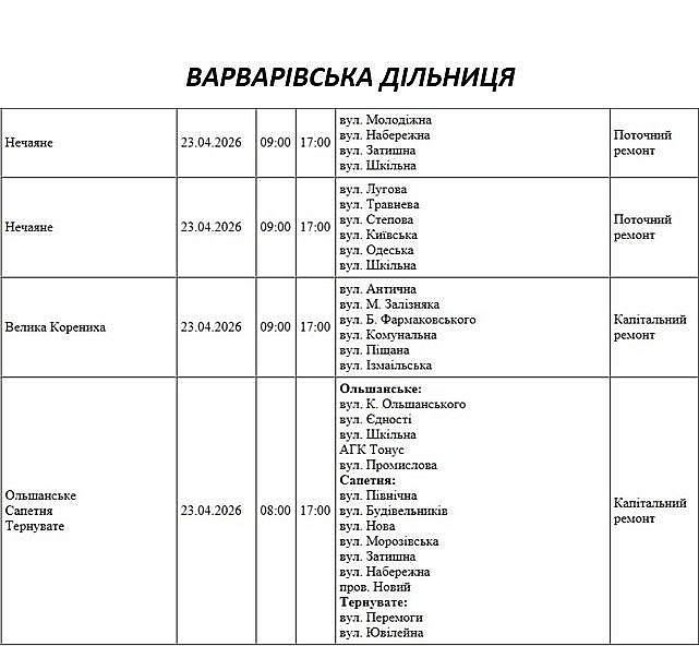 Понад 150 вулиць Миколаєва буде знеструмлено для проведення ремонтів