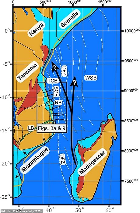 Ученые обнаружили гигантский древний разлом под Африкой