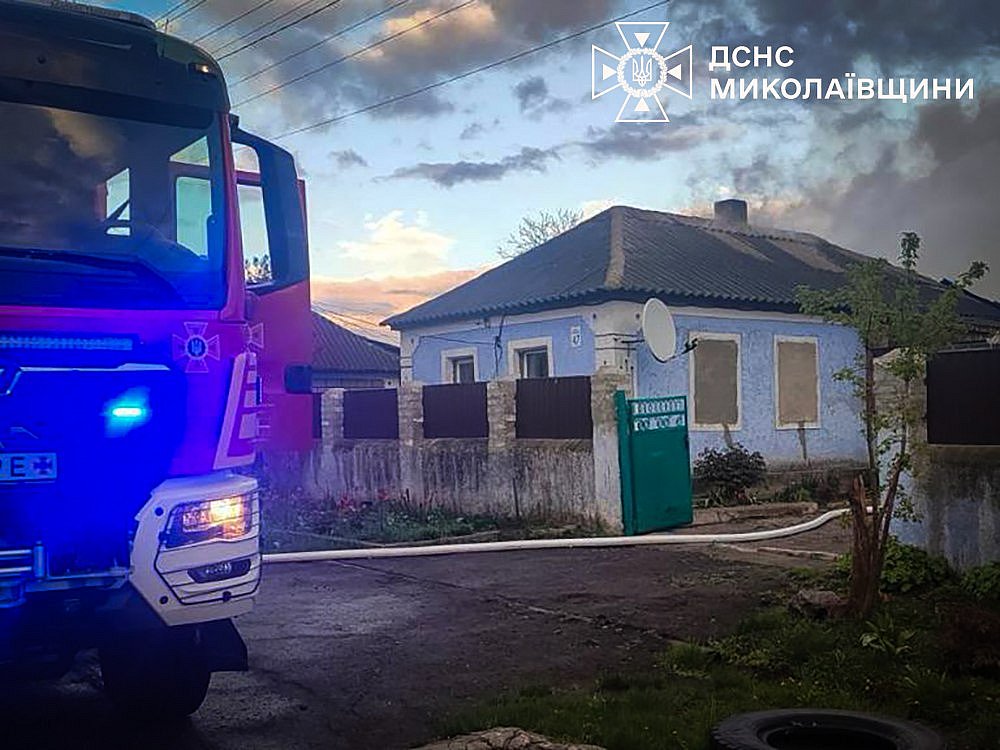 На Миколаївщині горіла сауна