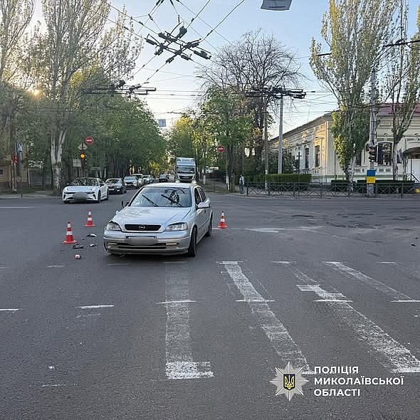 Поліція розкрила подробиці ДТП, де постраждав мотоцикліст, у центрі Миколаєва