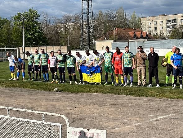 В Вознесенске прошел матч посвященный памяти погибших защитников Украины