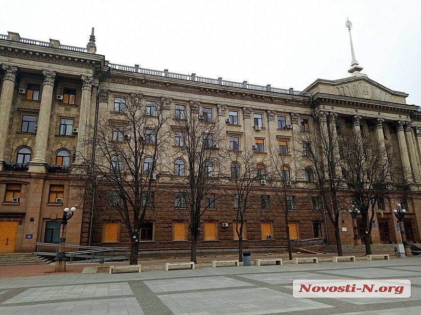 У Миколаєві закрили справу про незаконне знищення блакитних ялинок біля міськради