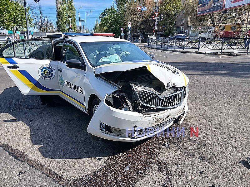 ДТП с участием полицейского в Николаеве: появились подробности