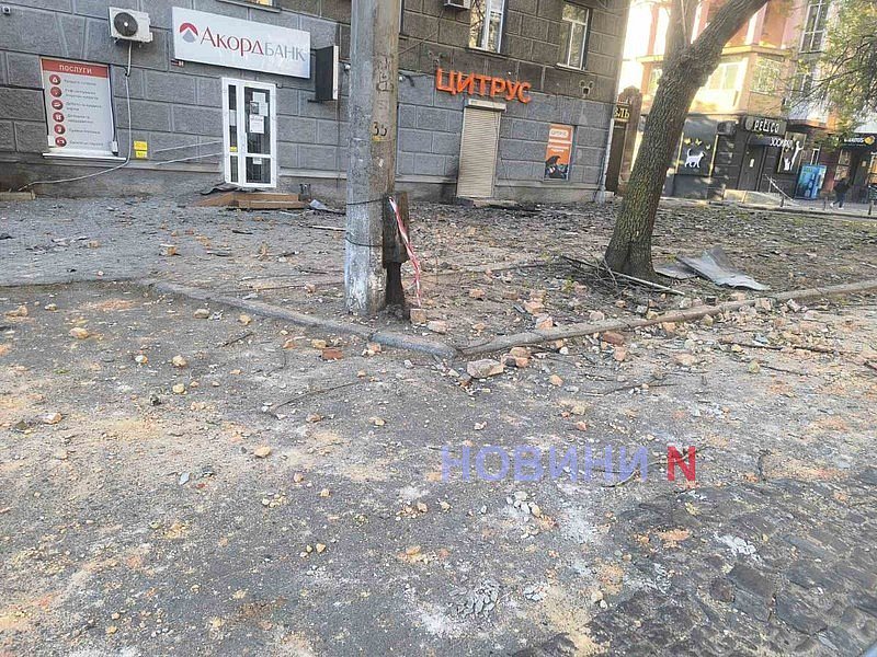 Появились фото и видео последствий ударов по Николаеву