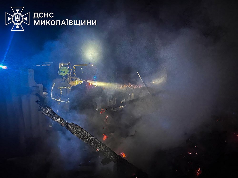 В Николаеве масштабно горел склад