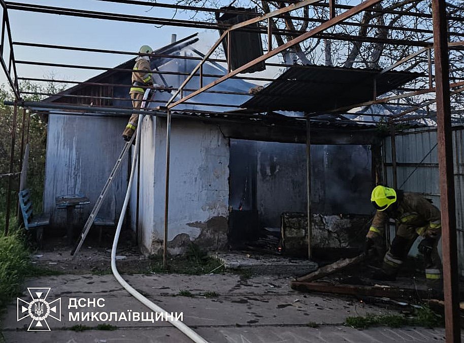 В Николаевской области горело поле