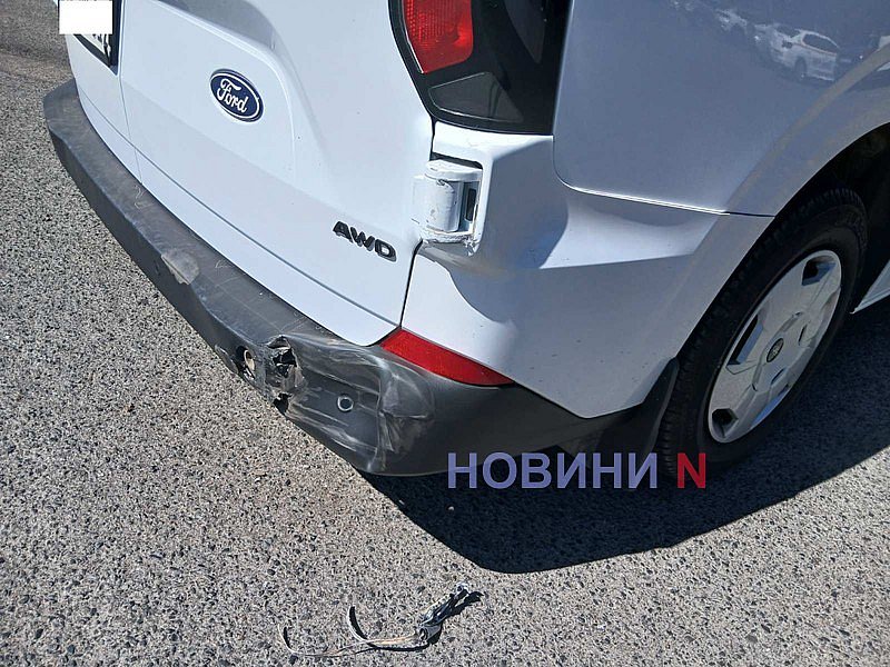 На парковке торгового центра в Николаеве произошло ДТП