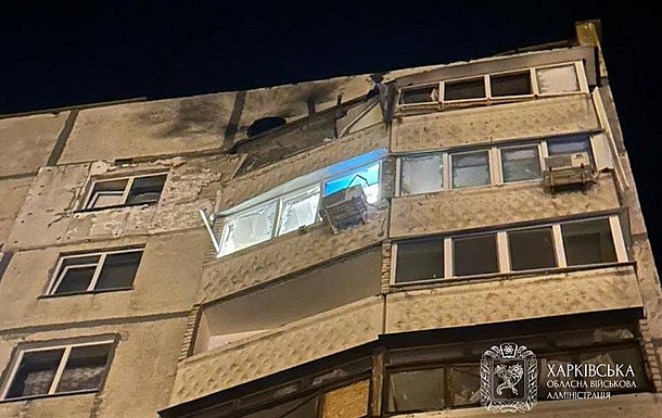 Атака РФ: пострадала многоэтажка в Харькове, есть раненые