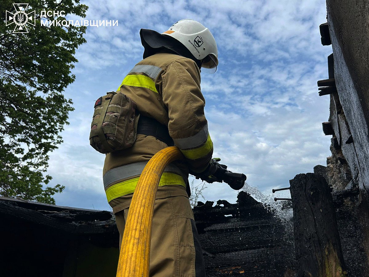  В Николаевской области дважды возникали пожары в жилом секторе — причины неизвестны