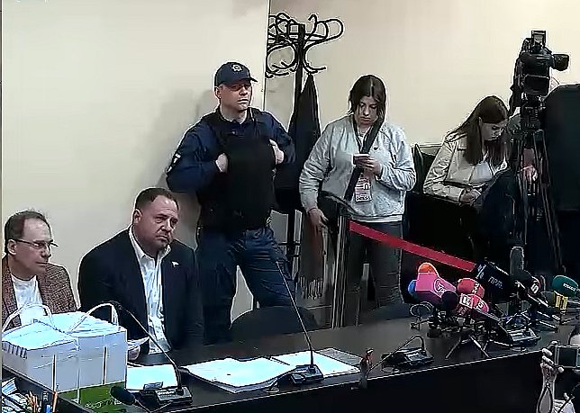 Андрей Ермак в суде. Скриншот с видео
