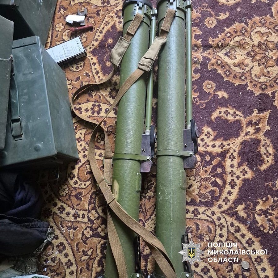 У жителя Николаева изъяли арсенал оружия и боеприпасов 