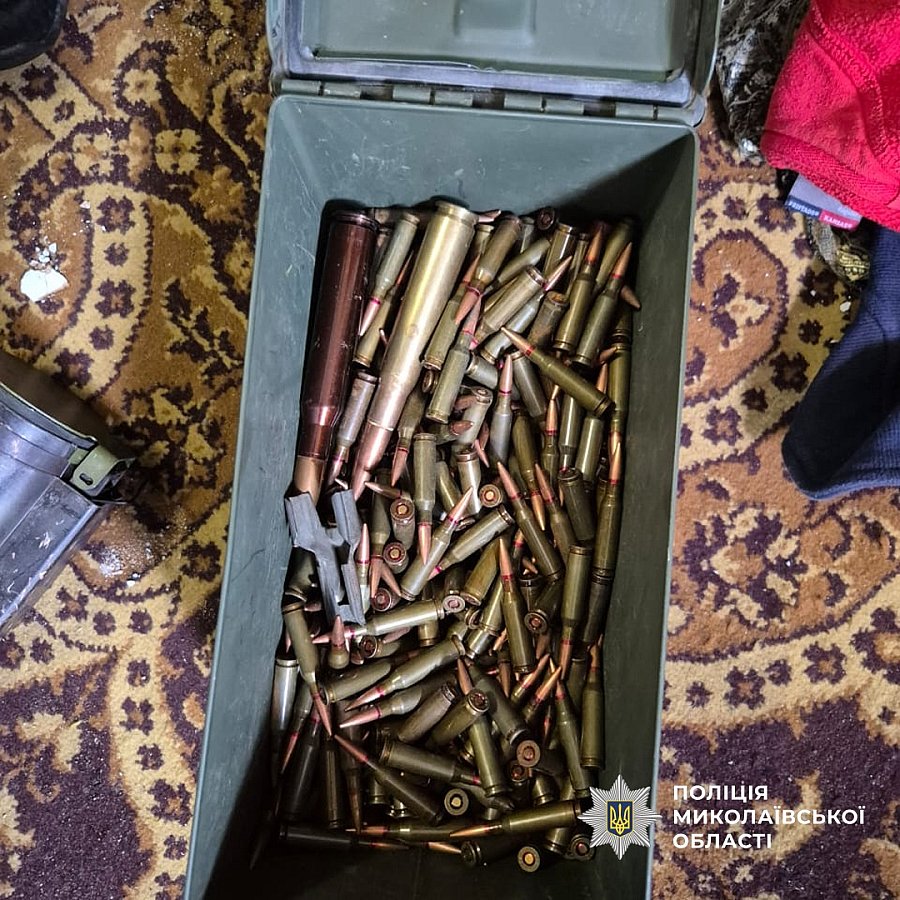 У жителя Николаева изъяли арсенал оружия и боеприпасов 