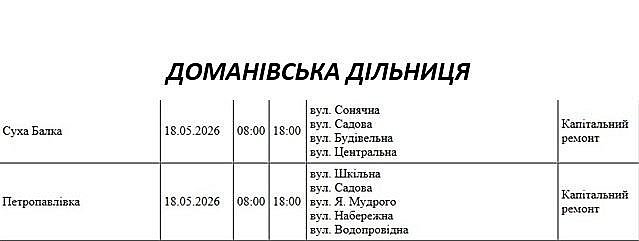 Где в Николаеве и области 18 мая не будет света (адреса)