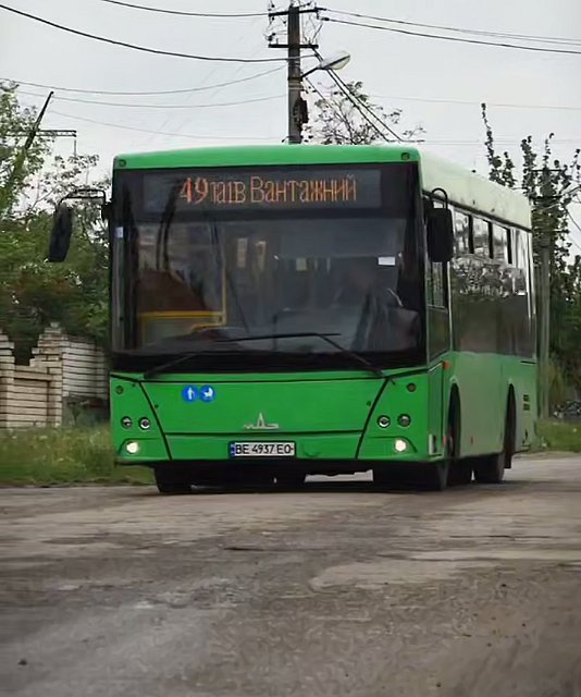 В Николаеве запустили новый автобусный маршрут №49