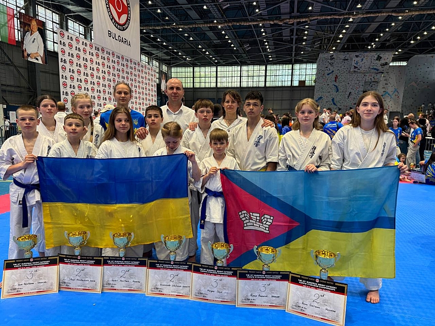 Спортсмени з Миколаївщини здобули друге місце на чемпіонаті Європи з кіокушин карате