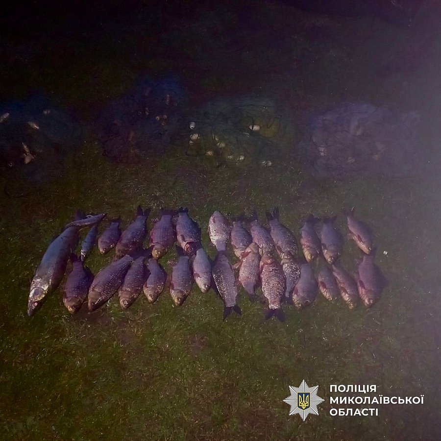 Поліція Миколаївщини посилила контроль за дотриманням правил рибальства під час нересту