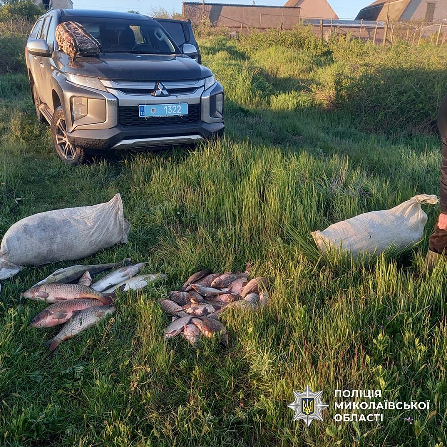 Поліція Миколаївщини посилила контроль за дотриманням правил рибальства під час нересту
