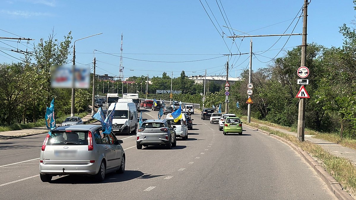 День морской пехоты: в Николаеве состоялся автопробег (фото, видео)