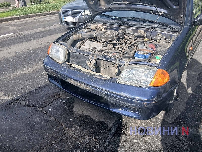 На проспекті у Миколаєві Suzuki врізався в Kia