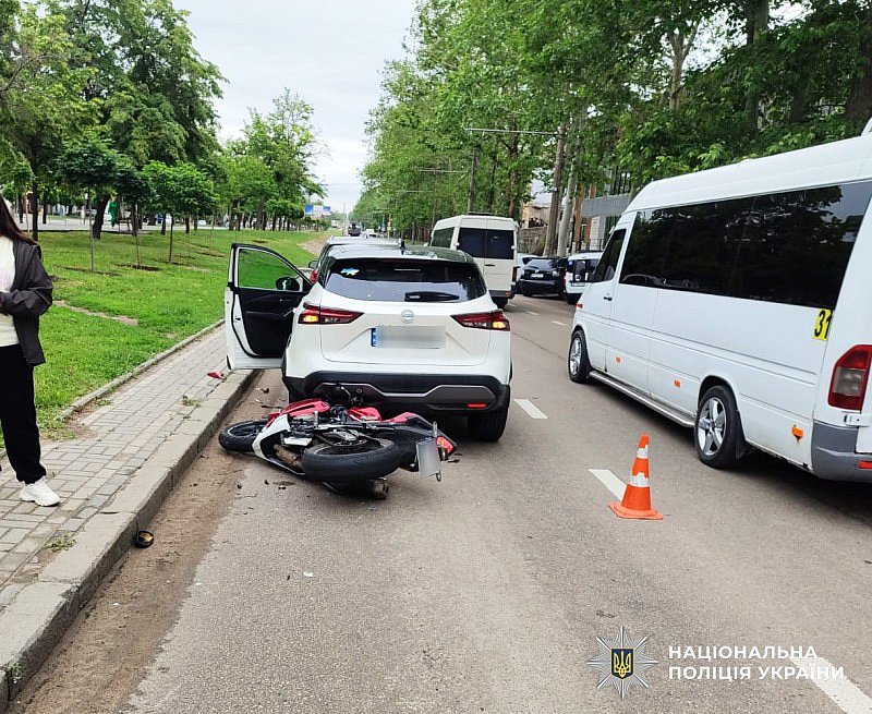 ДТП с пострадавшим мотоциклистом в центре Николаева: в полиции сообщили подробности и ищут свидетелей
