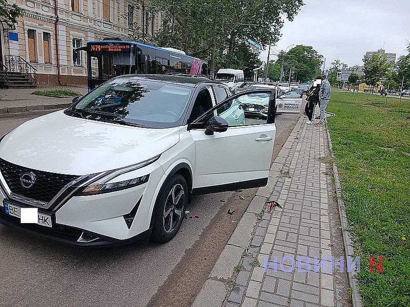 ДТП с пострадавшим мотоциклистом в центре Николаева: в полиции сообщили подробности и ищут свидетелей