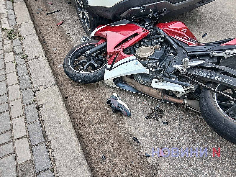 ДТП с пострадавшим мотоциклистом в центре Николаева: в полиции сообщили подробности и ищут свидетелей