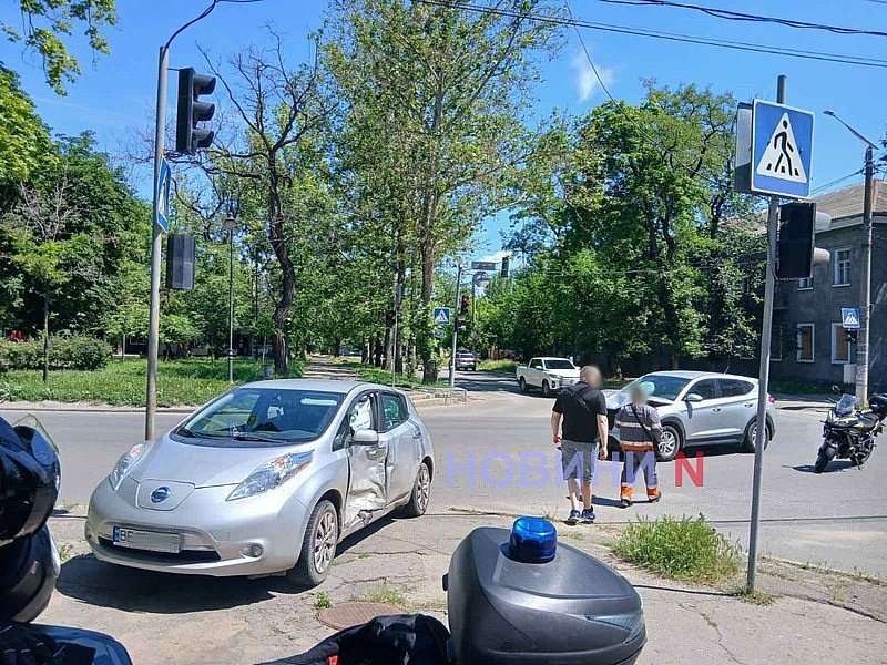 Хюндай врізався в Нісан в Миколаєві