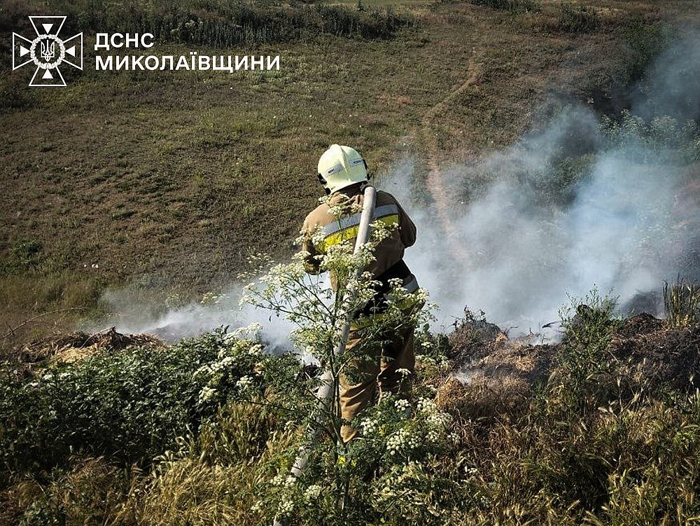За сутки в Николаеве и области произошло 4 пожара