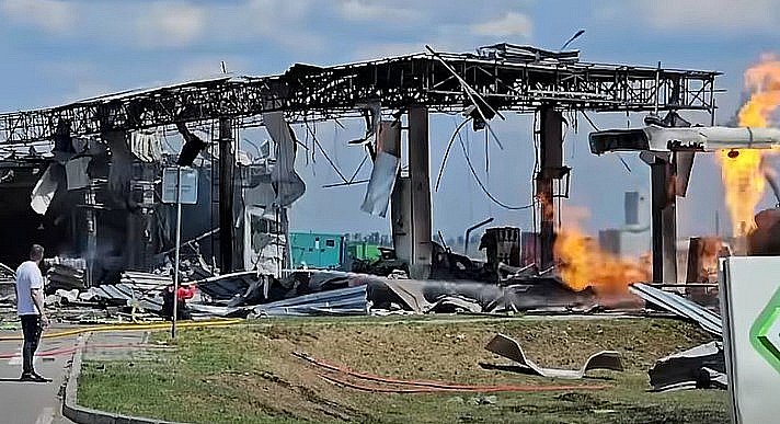 Россияне бьют по гражданским АЗС в Николаевской области, - Ким