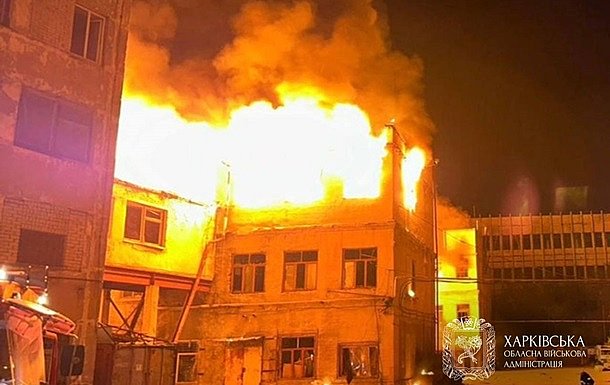 В Харькове новый обстрел: возник пожар