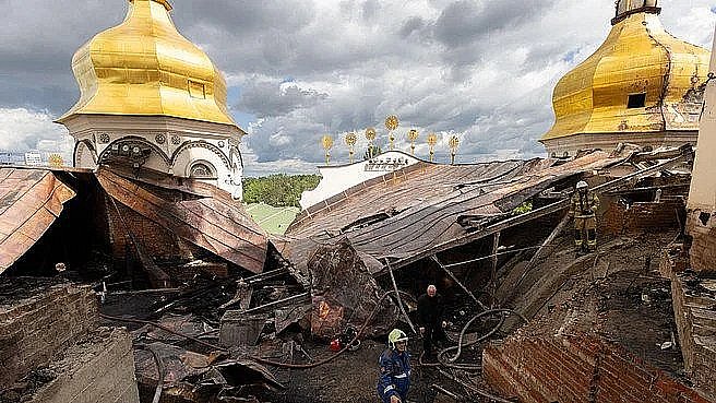 Ущерб Киево-Печерской лавре после российского удара превысил 500 млн гривен: восстановление займет до двух лет