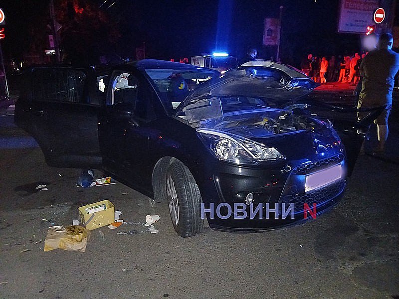 ДТП с Audi и Citroen в центре Николаева: одна девочка скончалась в больнице, водитель был пьян