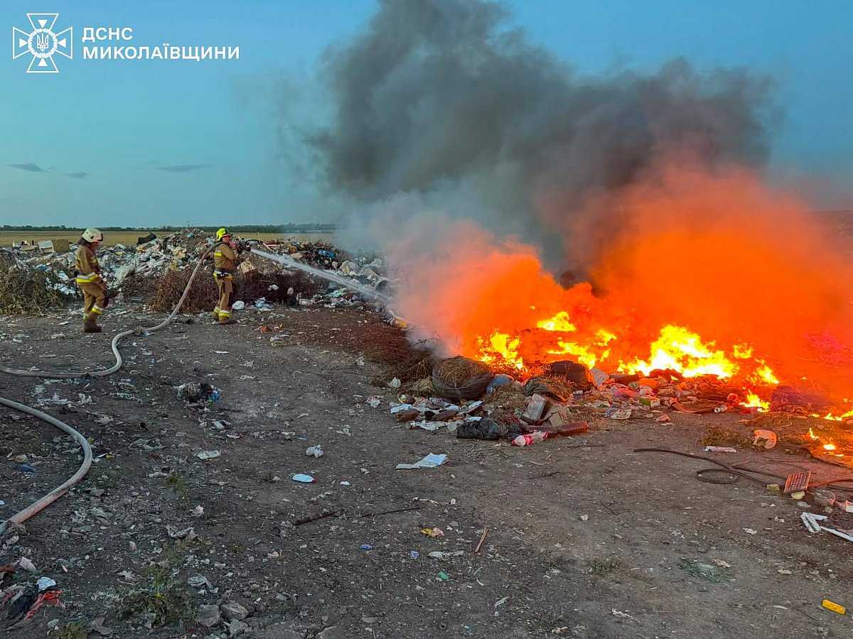 За добу на Миколаївщині сталося 12 пожеж: одна виникла після падіння уламків дрону