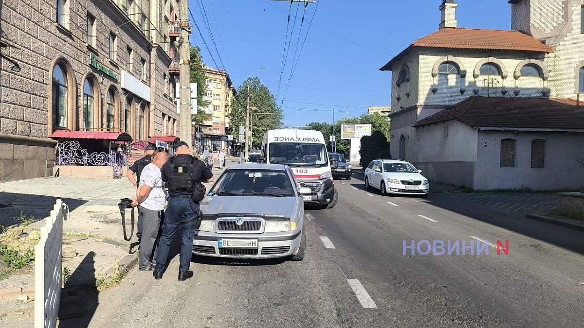 В центре Николаева «Шкода» сбила пешехода